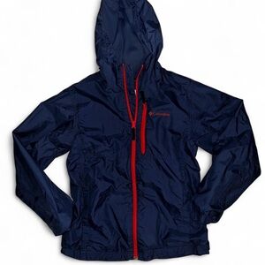Columbia Boys 14/16 Blue Jacket with Red Zipper